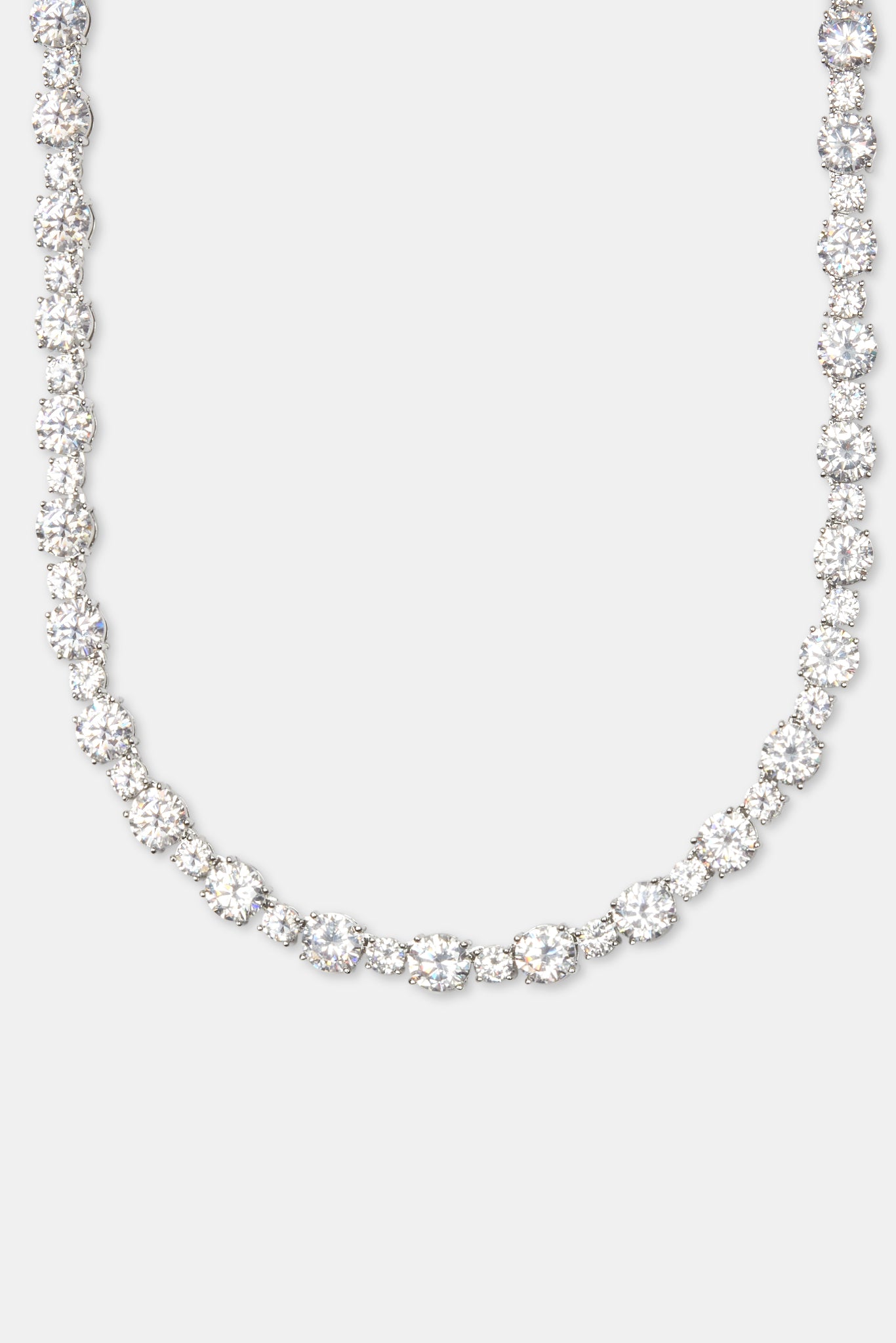 8 mm klare CZ-Tenniskette in mehreren Größen